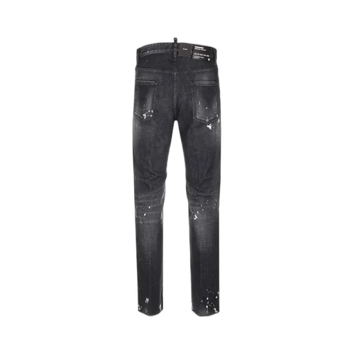 Dsquared2 Straight Leg Distressed Jeans