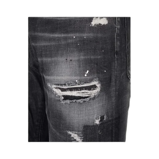 Dsquared2 Straight Leg Distressed Jeans