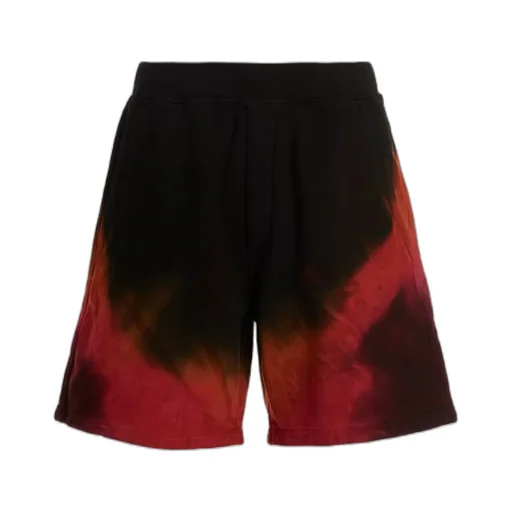 Dsquared2 Tie-Dyed Logo Printed Track Shorts