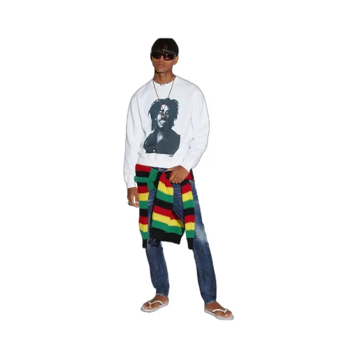 Bob Marley Print Sweatshirt