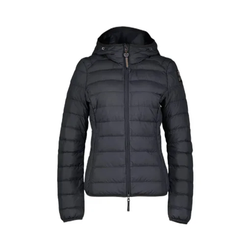 Long-Sleeved Hooded Down Jacket