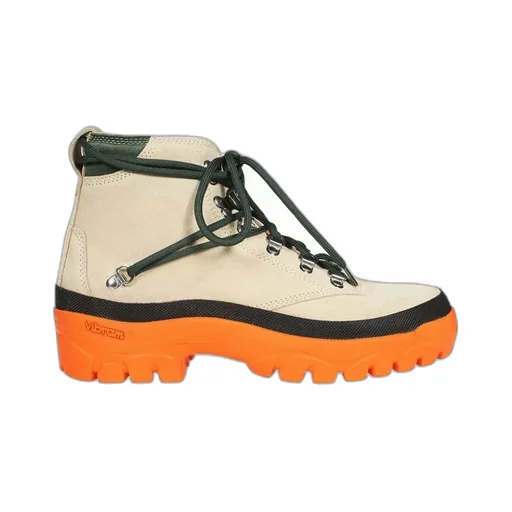 Suede Lace-Up Boots