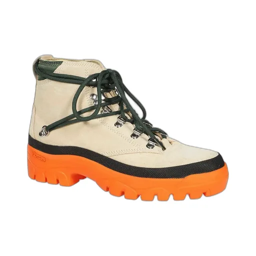 Suede Lace-Up Boots