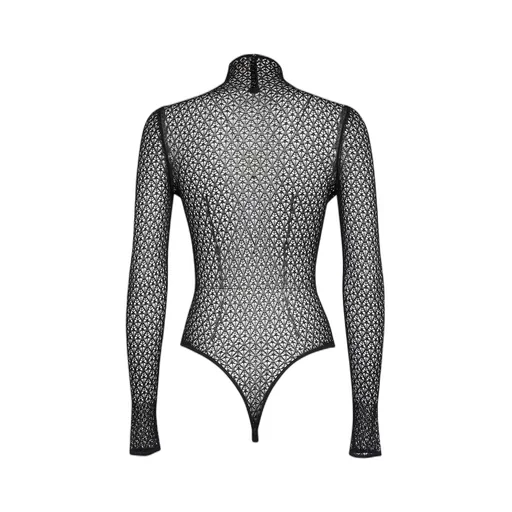 High-Necked Long-Sleeved Jumpsuit