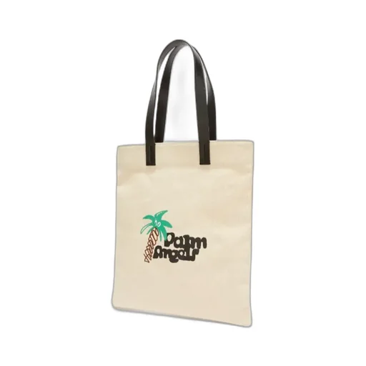 Palm Angels Logo Printed Open Top Tote Bag