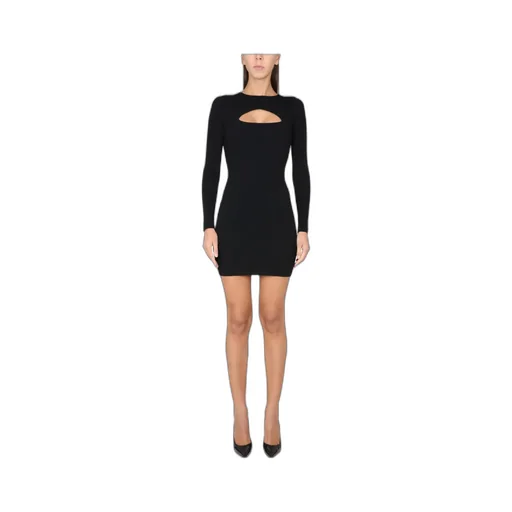 Dsquared2 Cut-Out Detailed Ribbed Dress