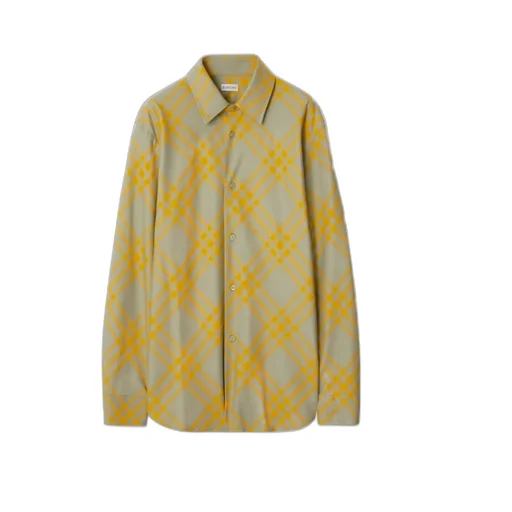 Burberry Checked Long-Sleeved Shirt