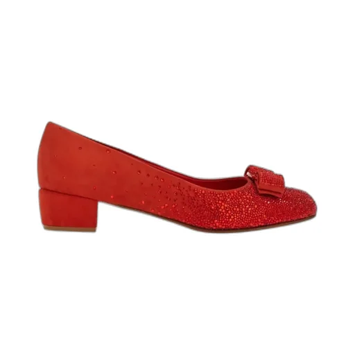 Salvatore Ferragamo Vara Bow Embellished Pumps
