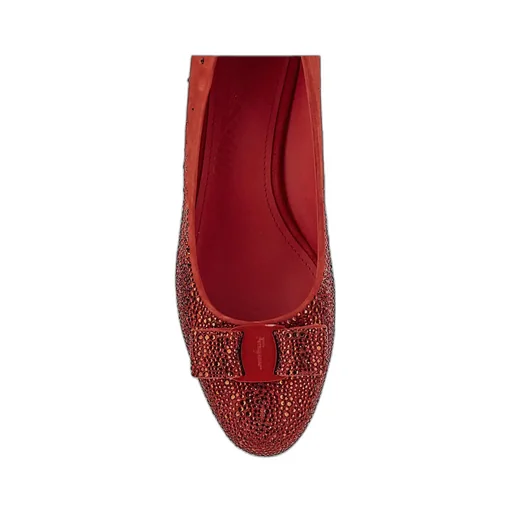 Salvatore Ferragamo Vara Bow Embellished Pumps