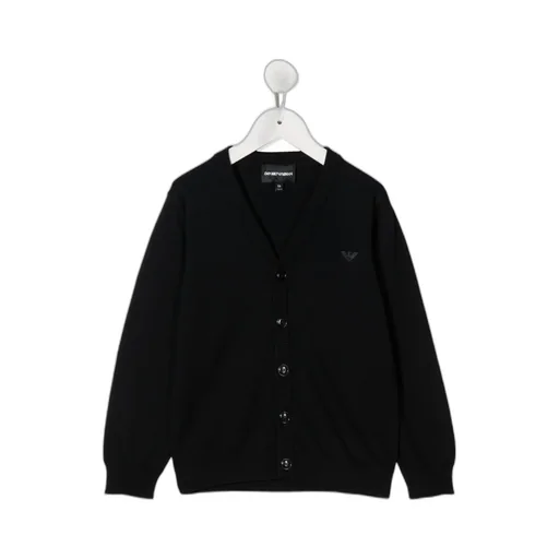 Emporio Armani Kids Button-Up Knitted Cardigan