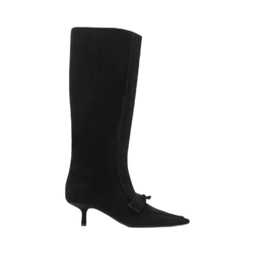 Burberry Storm Square-Toe Knee-High Boots