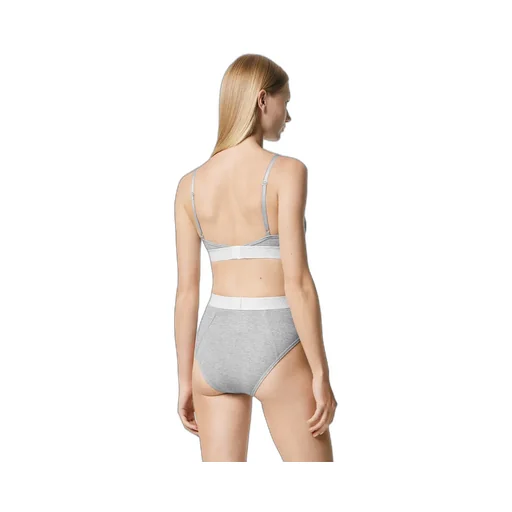 Versace Logo-Patch V-Neck Bra