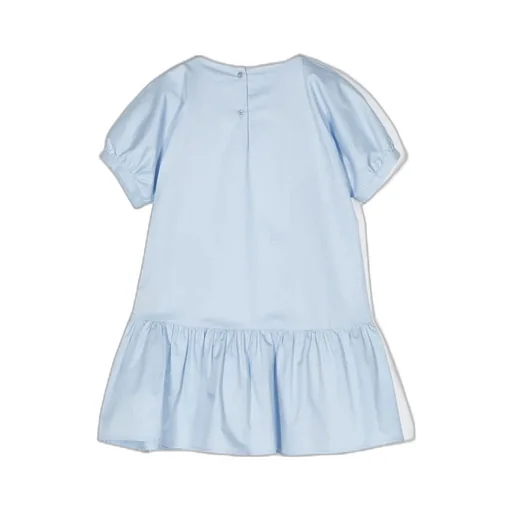 Ruffle-Trim Cotton Dress