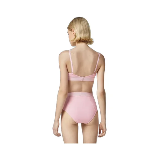 Versace Logo-Patch V-Neck Bra