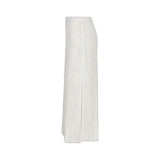 Salvatore Ferragamo Side-Slit Knitted Midi Skirt