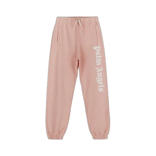 Palm Angels Kids Logo Printed Drawstring Pants