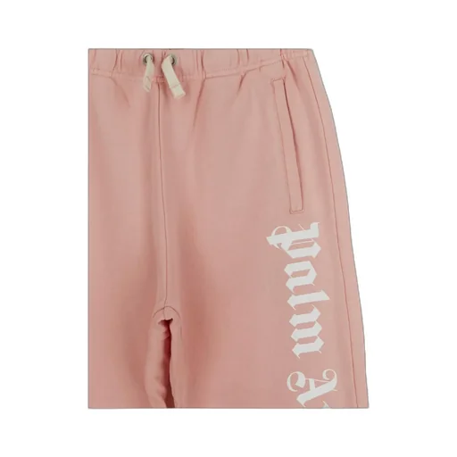 Palm Angels Kids Logo Printed Drawstring Pants