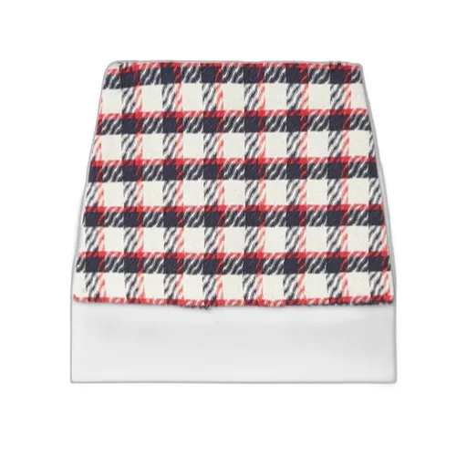 Versace Kids Checked Tweed Skirt