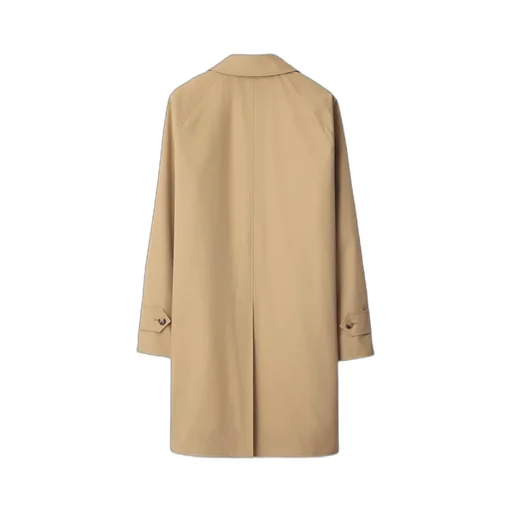 Burberry Check-Pattern Buttoned Reversible Trench Coat