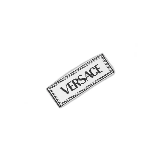 Versace Logo-Patch V-Neck Bra