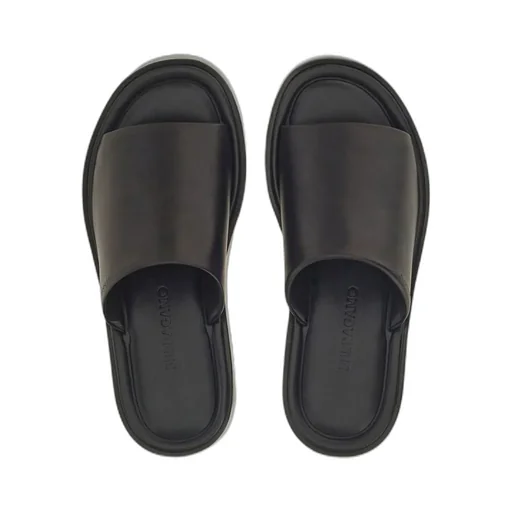 Salvatore Ferragamo Open-Toe Slip-On Slides