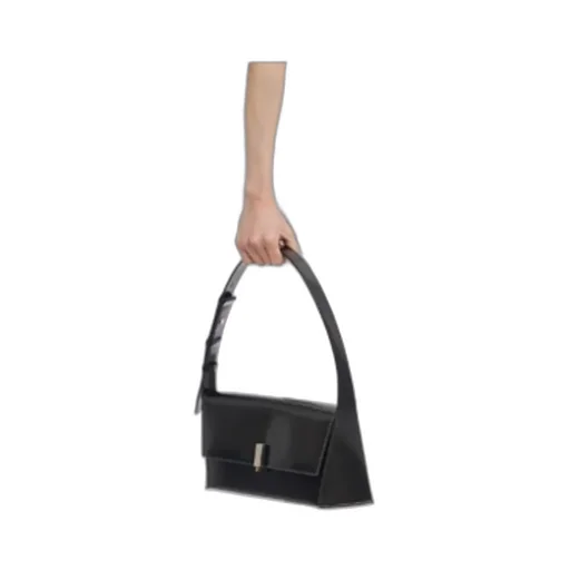 Salvatore Ferragamo Geometric Logo Engraved Shoulder Bag