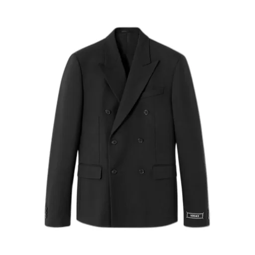 Versace Double-Breasted Tailored Blazer