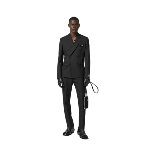 Versace Double-Breasted Tailored Blazer