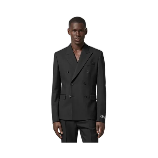 Versace Double-Breasted Tailored Blazer
