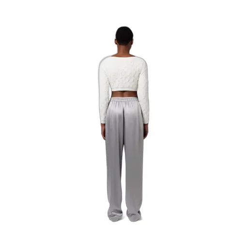 Elisabetta Franchi Satin Crepe Jogger Trousers