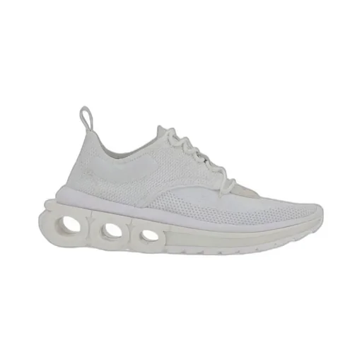 Salvatore Ferragamo Gancini Plaque Lace-Up Sneakers