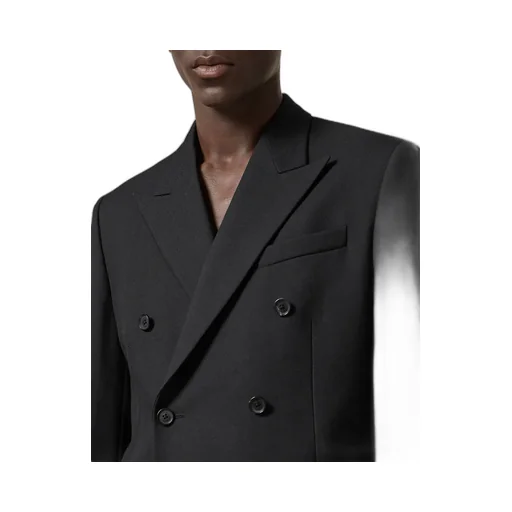 Versace Double-Breasted Tailored Blazer