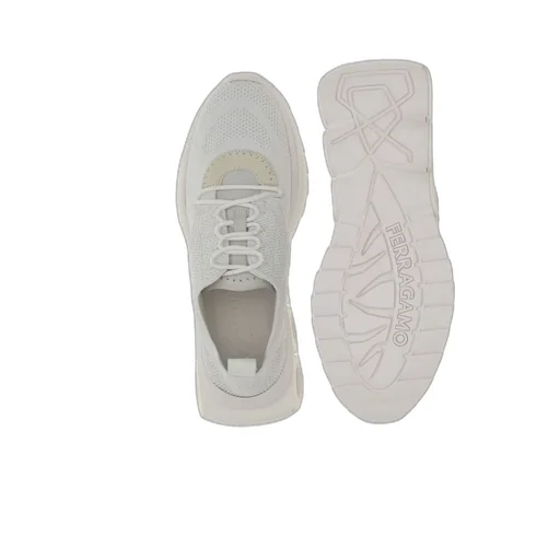 Salvatore Ferragamo Gancini Plaque Lace-Up Sneakers