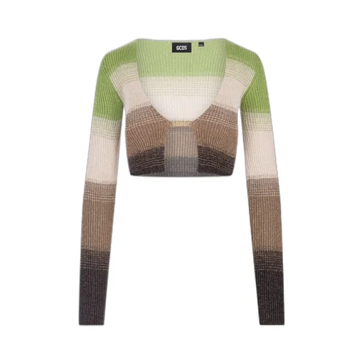 Gcds Striped Knit Cardigan