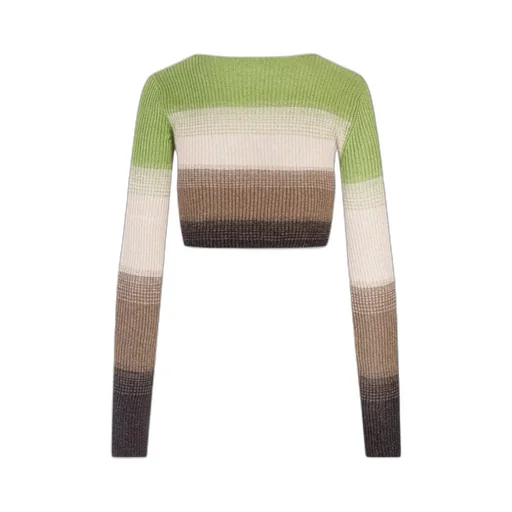 Gcds Striped Knit Cardigan
