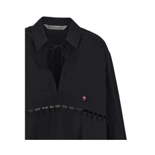 Palm Angels Palm Detailed Midi Shirt Dress