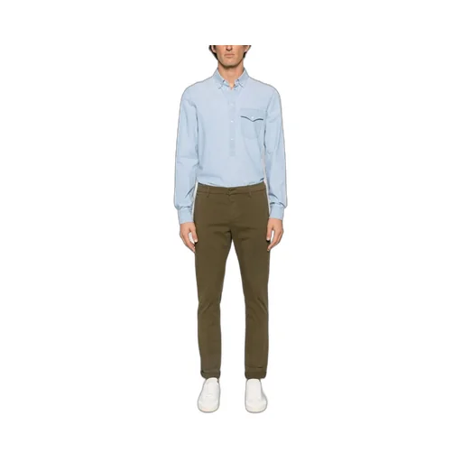 Dondup Mid-Rise Straight Leg Trousers