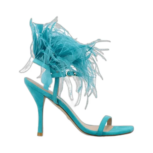 Tie High-Heeled Sandals
