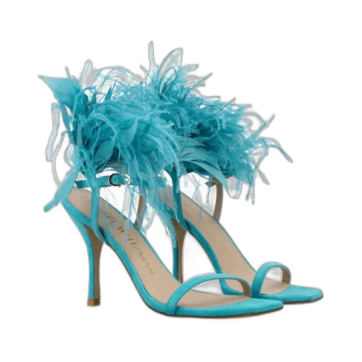 Tie High-Heeled Sandals