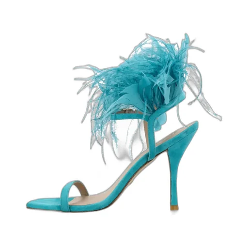 Tie High-Heeled Sandals
