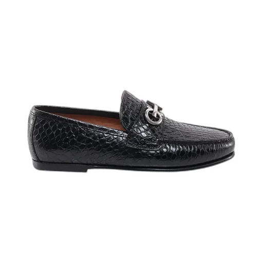 Salvatore Ferragamo Embossed Slip-On Loafers