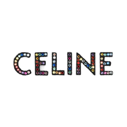 Celine Oversized Embroidered Sweater In Ribbed Wool