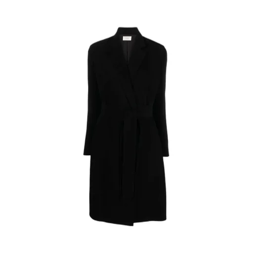 Strap-Up Long-Sleeved Coat