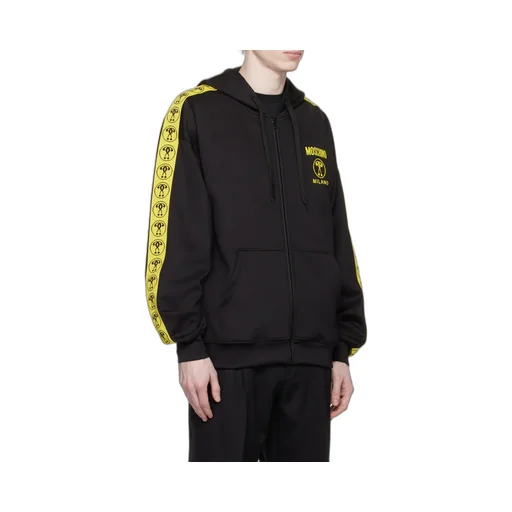 Moschino Zipped Drawstring Hoodie