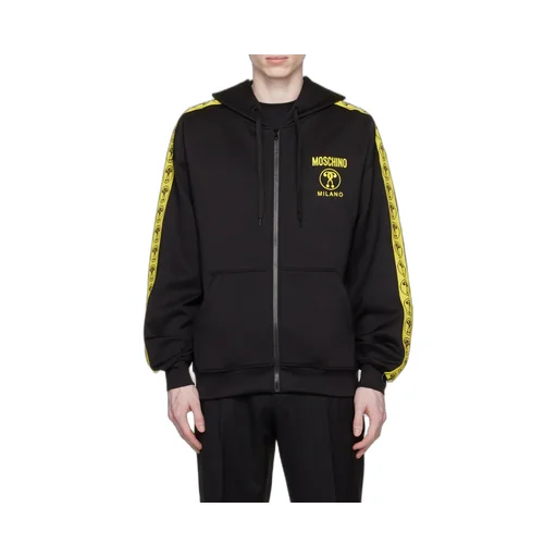 Moschino Zipped Drawstring Hoodie