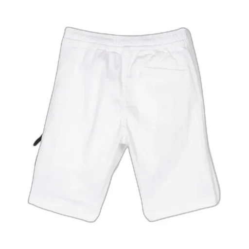 Stone Island Junior Elasticated Waistband Straight-Leg Shorts
