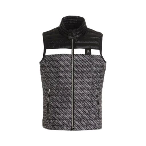 Logo Jacquard Padded Gilet