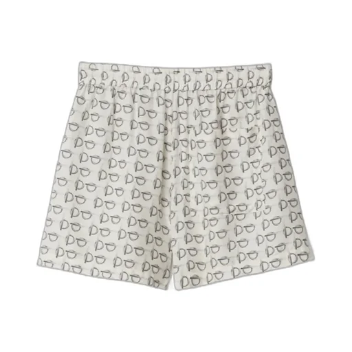 Burberry Drawstring All-Over Printed Shorts