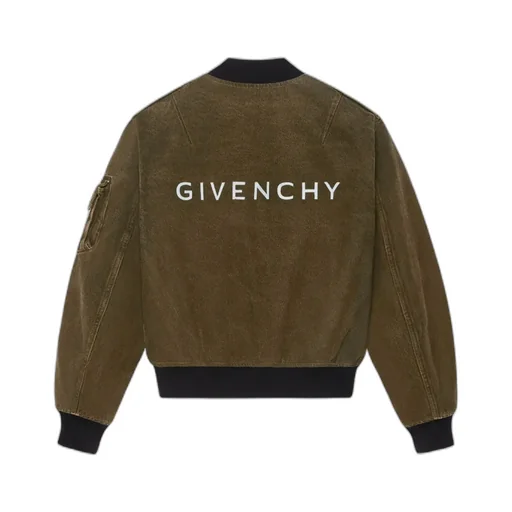 Givenchy Reversible Denim Bomber Jacket