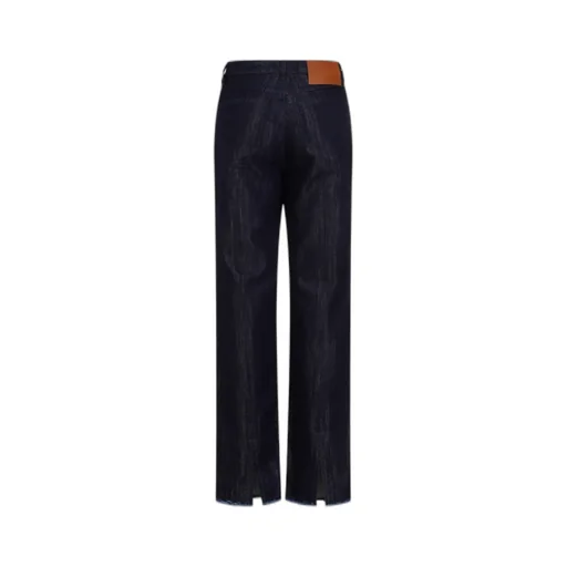 Lurex High-Rise Wide-Leg Jeans